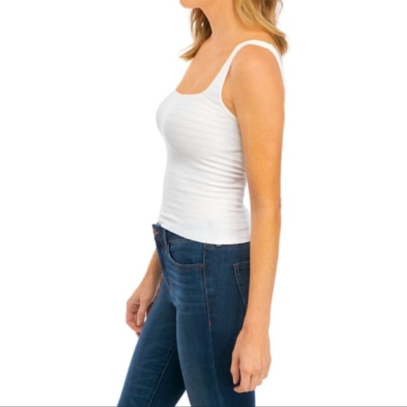 Free People Square One Seamless Cami Tank White Size XS / S NWT - Picture 4 of 7